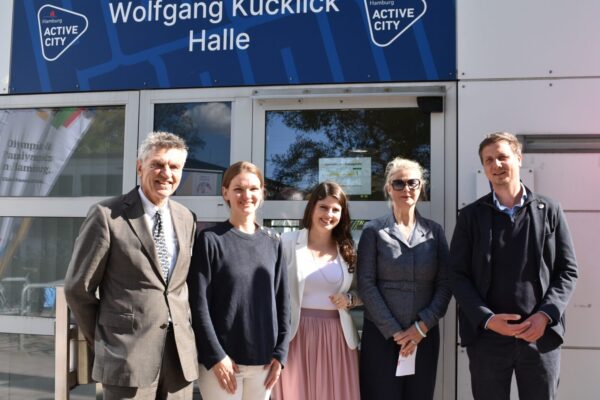 Boris Bansemer, Isabel Permien, Janina Konerding, Dr. Bettina Schomburg, Dr. Jonas Leder (v.l.)